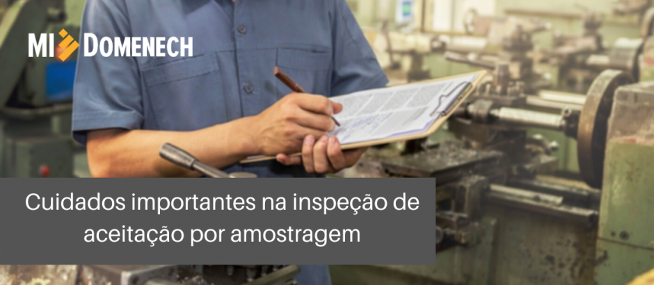 Capa - Cuidados importantes na inspeção de aceitação por amostragem